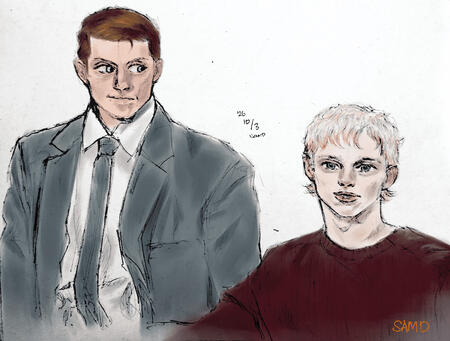 pairing fanart- colored simple bust-up 100k, $66; half body 111k, $69